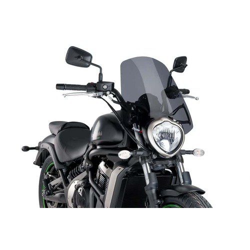 Puig New Generation Touring Screen For Kawasaki Vulcan S (2015 - Onwards) - Dark Smoke