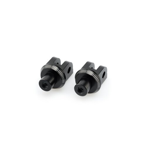 Puig Footpeg Adaptors For Various Kawasaki Models (Black)
