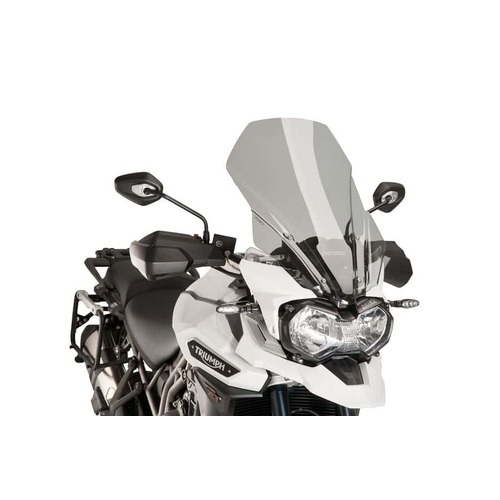 Puig Touring Screen For Triumph Tiger 1200 Models (2016 - 2017) - Smoke