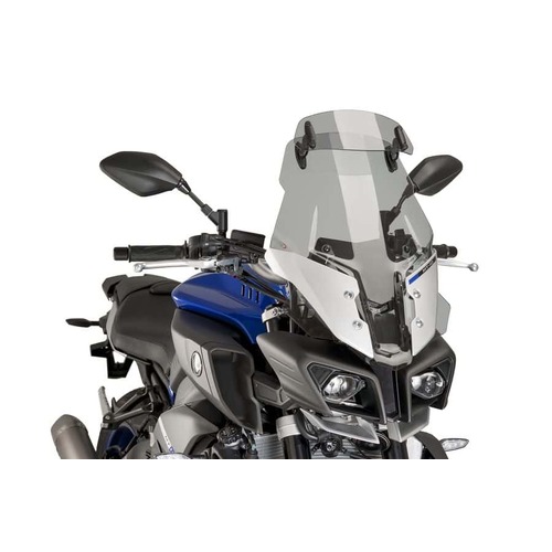 Puig Touring Plus Screen With Visor For Yamaha MT-10/SP (2016 - 2021) - Smoke