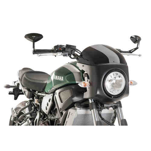 Puig Retro Semi Fairing For Yamaha XSR700 2016 - Onwards (Black)