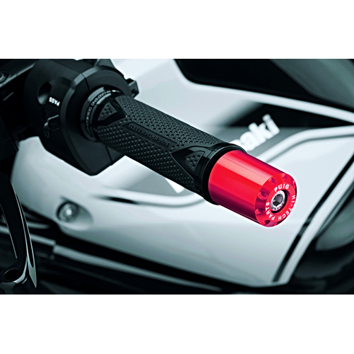 Puig Long Bar Ends For Various Suzuki Models (Red)