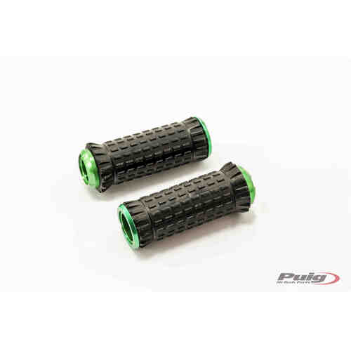 Puig R-Fighter S Footpegs (Green)