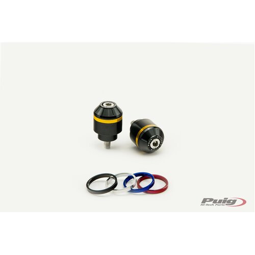 Puig SHORT BAR END W/RINGS YAMAHA MT-07 TRACER C/BLACK