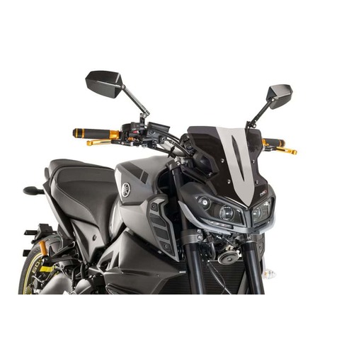 Puig New Generation Sport Screen For Yamaha MT-09/SP (2017-2020) - Dark Smoke