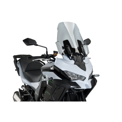 Puig Touring Screen For Kawasaki Versys 650/1000 (Light Smoke)