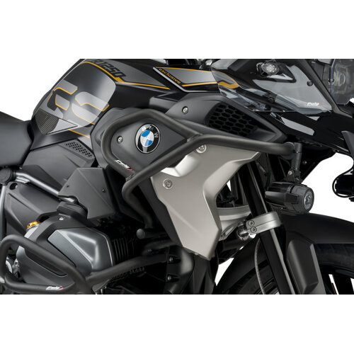 Puig Upper Engine Guards For BMW R1200GS / R1250GS Models (Black)