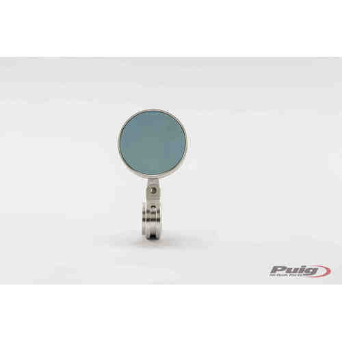 Puig Tracker Bar End Mirror (Silver)