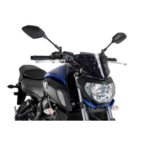 Puig New Generation Sport Screen To Suit Yamaha MT-07 2018-2020 (Dark Smoke)