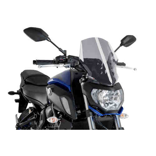 Puig New Generation Touring Screen Compatible With Yamaha MT-07 2018-2020 (Light Smoke)