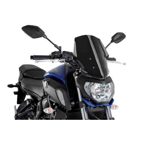 Puig New Generation Touring Screen For Yamaha MT-07 2018-2020 (Black)