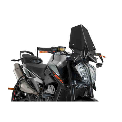 Puig Naked New Generation Sport Screen To Suit KTM 790/890 Duke (Black)