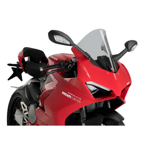 Puig R-Racer Screen For Ducati Panigale V2/V4 (Smoke)