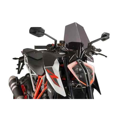 Puig New Generation Touring Screen Compatible With KTM 1290 SuperDuke R 2017 - 2019 (Dark Smoke)