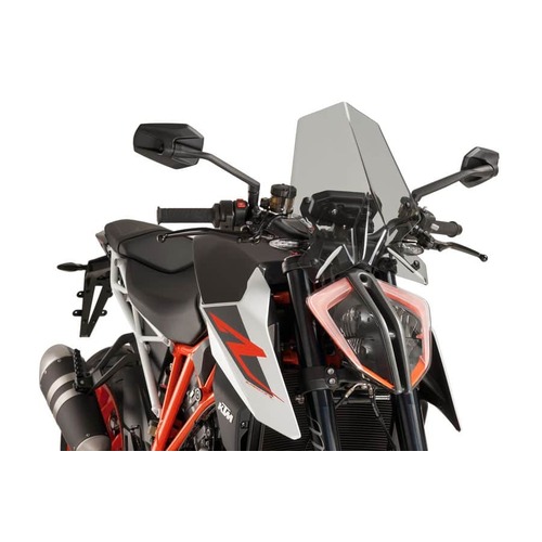 Puig New Generation Touring Screen Compatible With KTM 1290 SuperDuke R 2017 - 2019 (Light Smoke)