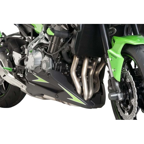 Puig Engine Spoiler Compatible With Kawasaki Z900 2017 - Onwards (Matt Black)