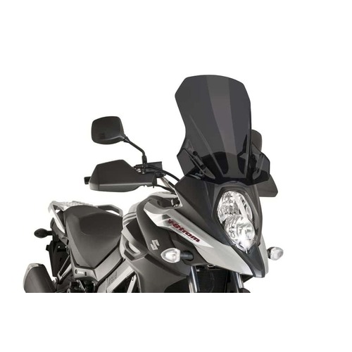 Puig Touring Screen For Suzuki V-Strom 650 (2017 - Onwards) - Dark Smoke