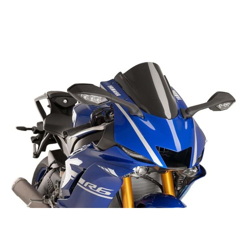 Puig Z-Racing Screen For Yamaha YZF-R6 And YZF-R7 (Carbon Look)