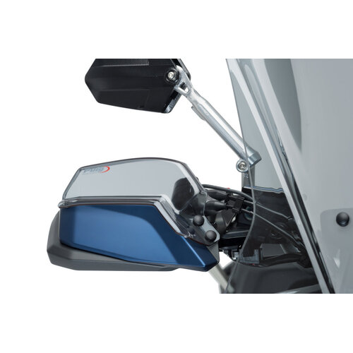 Puig Hand Guard Extenders For Yamaha Tracer 900/GT (2018 - 2020) - Dark Smoke