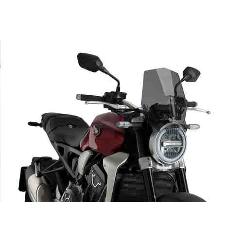 Puig New Generation Sport Screen For Honda CB1000R/650R Neo Sports Cafe (Dark Smoke)