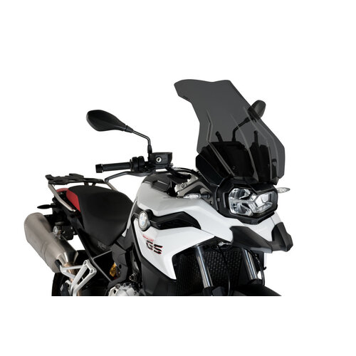 Puig Touring Plus Screen For BMW F750/850GS (2018 - Onwards) - Dark Smoke
