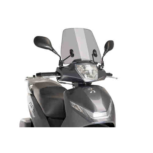 Puig Trafic Screen For Peugeot Belville 125 (2017 - 2020) - Smoke