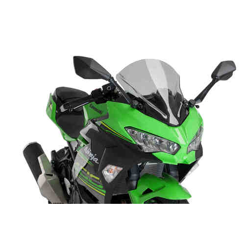 Puig Z-Racing Screen To Suit Kawasaki Ninja 400 (2018 - Onwards) - Smoke