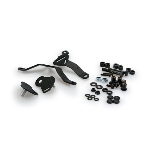 Puig SUPPORTS UNIV. SEMIFAIRING DIAM.195MM C/BLACK