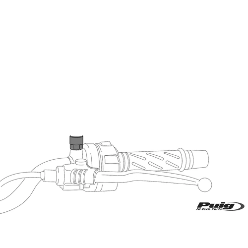 Puig ADAPTER REAR MIRROR HI-TECH M8 LEFT THREAD
