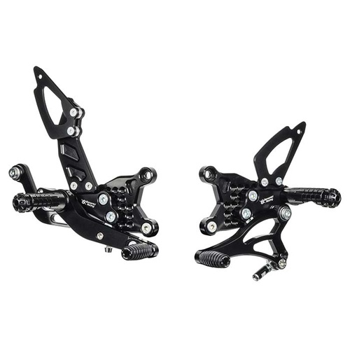 Bonamici Racing Rearsets With Kit To Suit Aprilia RSV4 RF / Tuono V4 2017 - Onwards