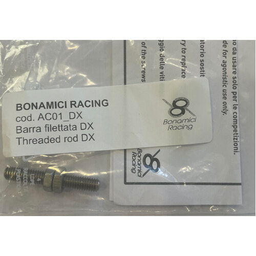 Bonamici Racing Brake Side Threaded Rod For Rearsets