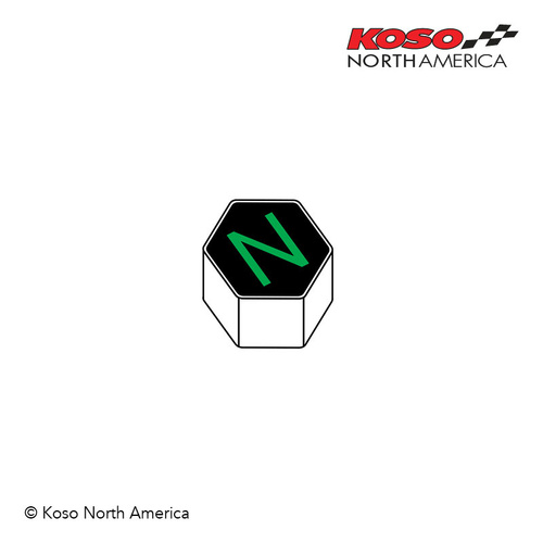 KOSO REPLACEMENT INDICATOR LIGHT | for plug-in indicator kit - Neutral