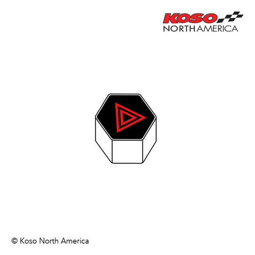 KOSO REPLACEMENT INDICATOR LIGHT | for plug-in indicator kit - Hazard