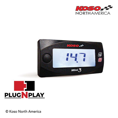 Koso HONDA GROM - MINI 3 - AIR/FUEL RATIO METER