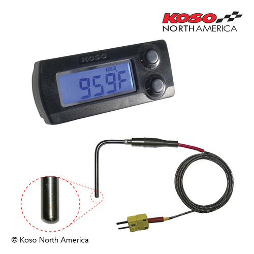 Koso EGT-01 - SINGLE EGT GAUGE  STANDARD SENSORS