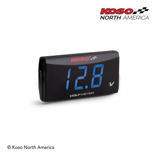 Koso SUPER SLIM BLUE- VOLT METER
