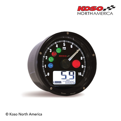 Koso TNT-01 MULTI-FUNCTIONS - BLACK CASING/BLACK FACE