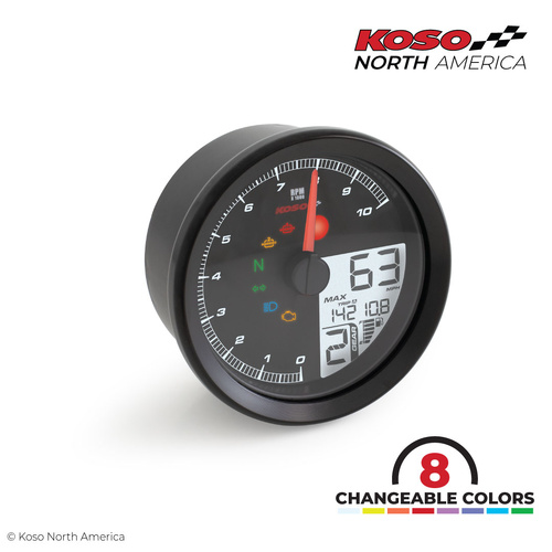 Koso TNT-04 BLACK BEZEL