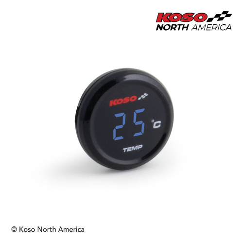 Koso I-GEAR TEMPERATURE METER - celcius - BLUE