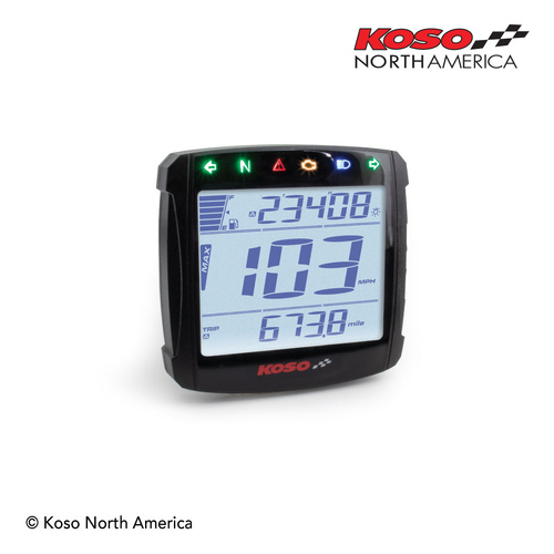 Koso XR-01S  SPEEDOMETER WITH INDICATOR LIGHTS