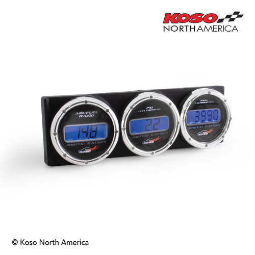 KOSO Meter Console | Black (for 2'' meters)