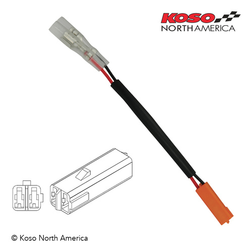KOSO BLINKER WIRE ADAPTERS | model specific - For Kawasaki