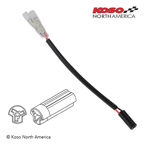 KOSO BLINKER WIRE ADAPTERS | model specific - For Yamaha