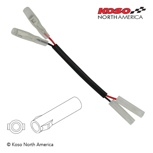 KOSO BLINKER WIRE ADAPTERS | model specific - For Triumph