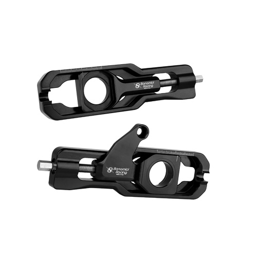 Bonamici Racing Chain Adjuster With Caliper Support For Kawasaki ZX-6R (2024 - Onwards) - Black