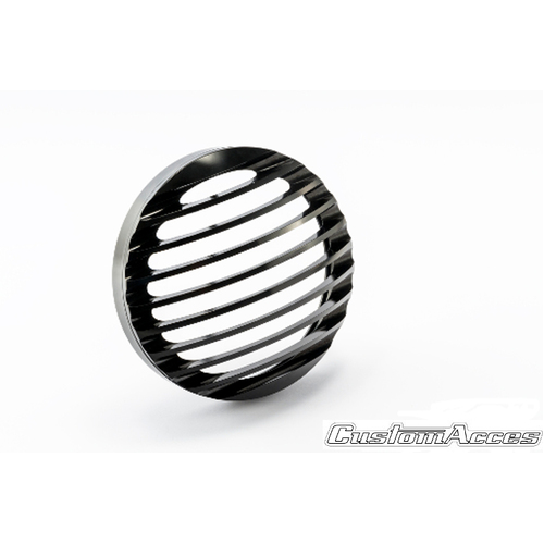 Custom Acces Max Headlight Protector For Harley Davidson Sportster Models (Black)