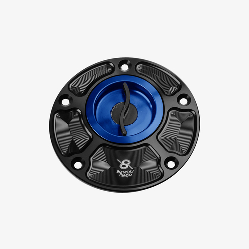 Bonamici Racing Fuel Tank Cap To Suit Yamaha Models (Blue)