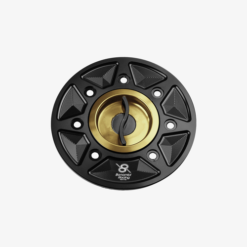 Bonamici Racing Aluminum tank cap for Kawasaki Ninja 400 - ZX-4R/RR 23> - ZX-6R 19-23 - ZX-10R 21> - Z650 - Z900 - BRONZE