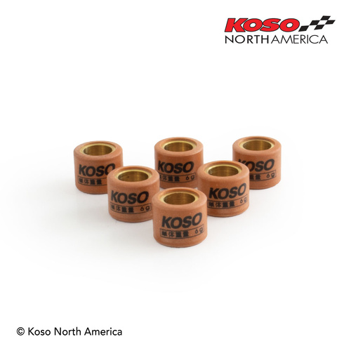 KOSO Clutch X-Power Rollers | for 50-90cc (6g)