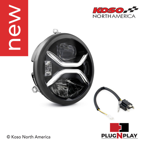 Koso ZENITH | LED Headlight for Harley-Davidson®